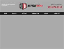Tablet Screenshot of garageunitz.com